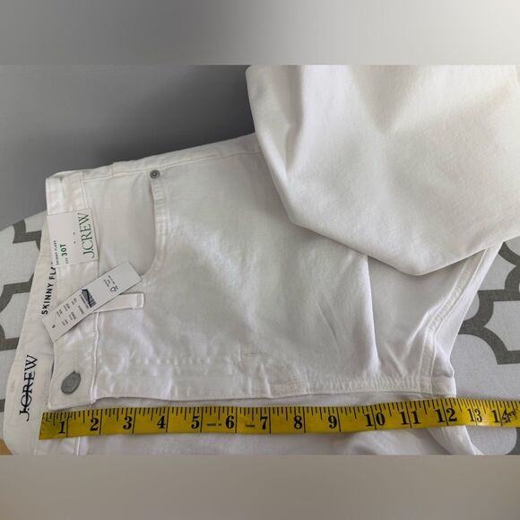 J.Crew Tall Skinny flare jean in white wash NWT Size T30 - Picture 7 of 9